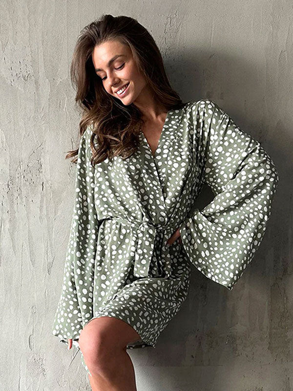 Women's Lightweight Robe "Softness Snowflake - Image 2