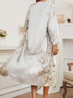 Women's 2-Piece "Satin Cocoon" Long Robe