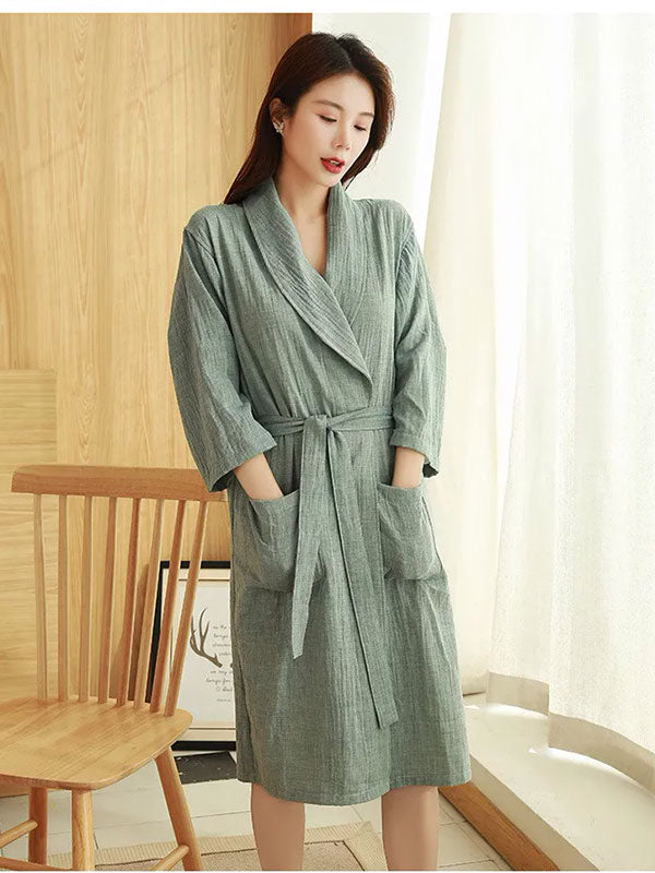 "Morning Serenity" Women's Summer Robe - Image 2