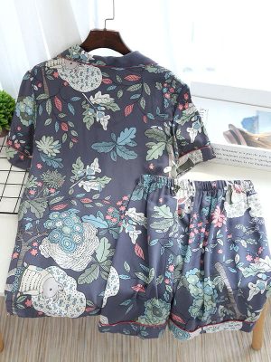 Women's 2-Piece "Night Petals" Short Pajama Set