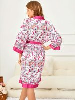 "Enchanted Snowflake" Women's Satin Robe