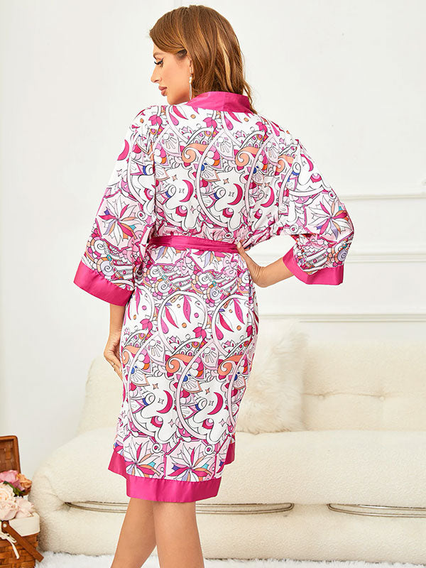 "Enchanted Snowflake" Women's Satin Robe