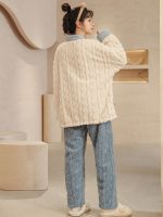 Women's "Snowflake Escape" Pajama Set with Fleece Jacket