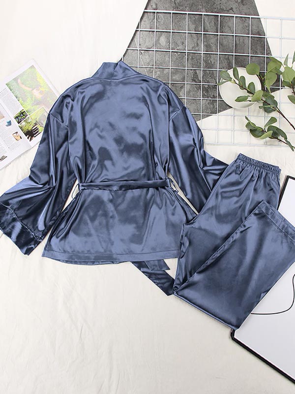 "Mystère de Nuit" Women's Satin Pajamas